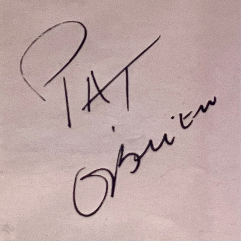 PAT O’BRIEN (1899-1983) Cut Signature / KNUTE ROCKNE Actor / “SOME LIKE IT HOT”